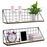 Floating Shelves, Stylish Industrial (Set of 2) - Sorbus Home